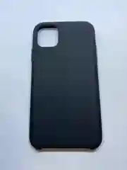Черный чехол Silicone Case для iPhone 11