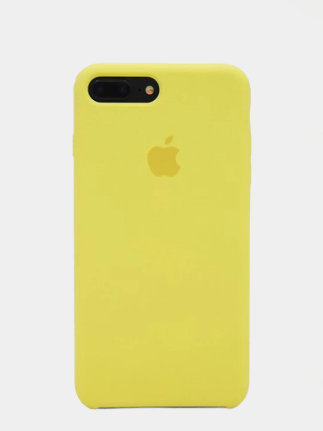 Желтый чехол Silicone Case для iPhone 7 Plus 8 Plus