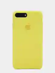 Желтый чехол Silicone Case для iPhone 7 Plus 8 Plus