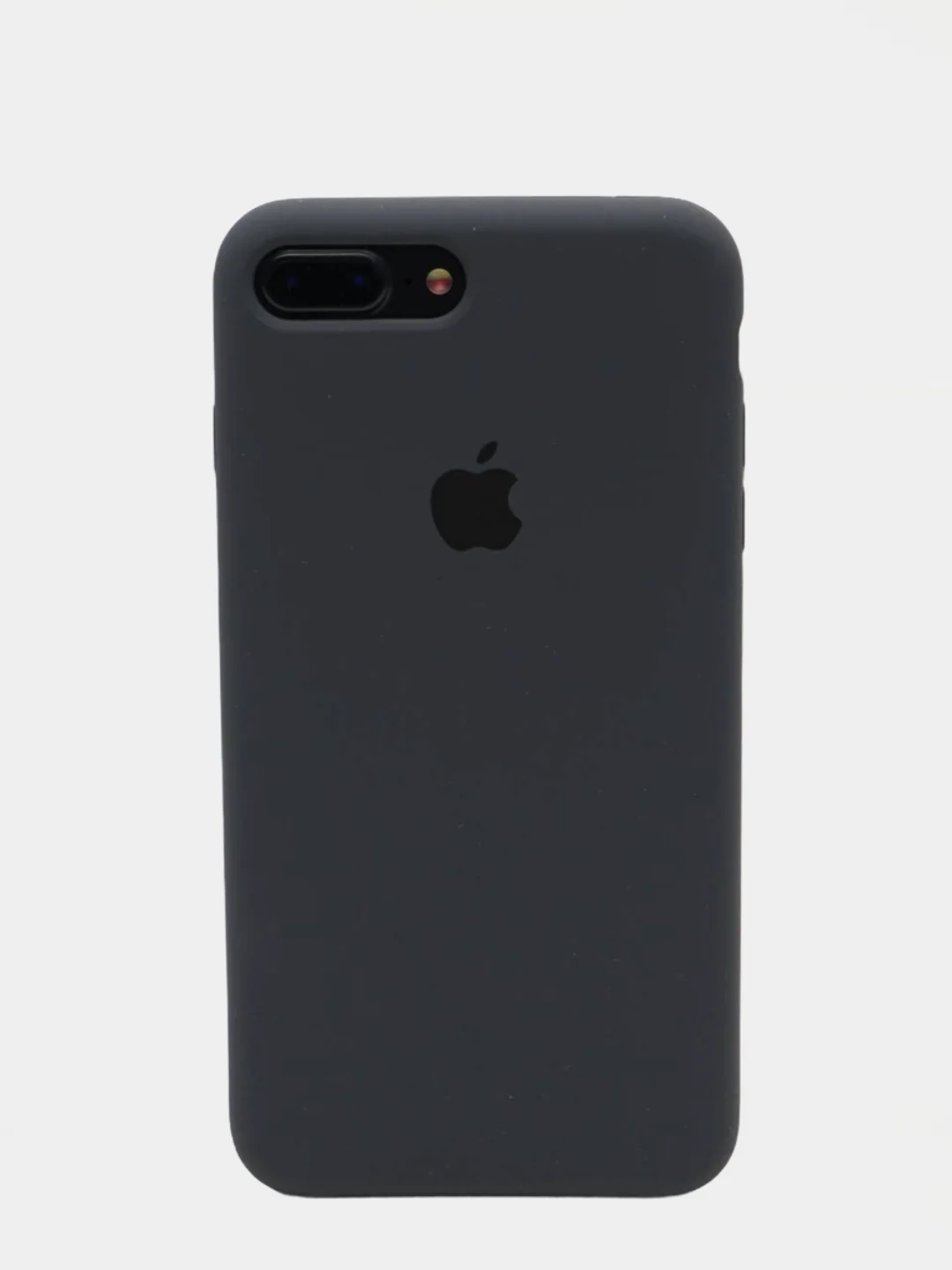 Угольный чехол Silicone Case для iPhone 7 Plus 8 Plus