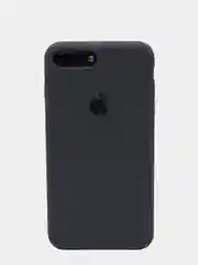 Угольный чехол Silicone Case для iPhone 7 Plus 8 Plus