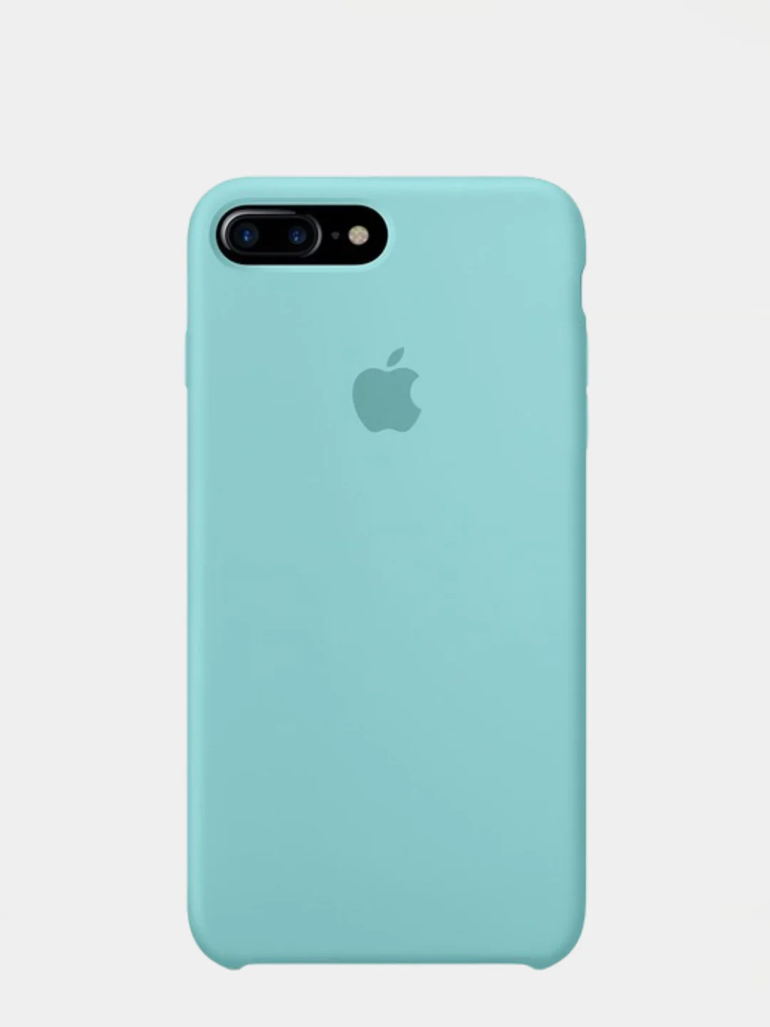 Бирюзовый чехол Silicone Case для iPhone 7 Plus 8 Plus