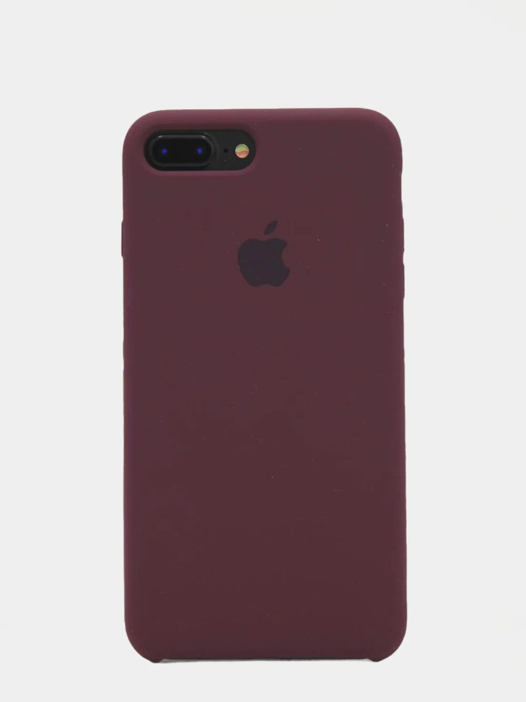 Багровый чехол Silicone Case для iPhone 7 Plus 8 Plus