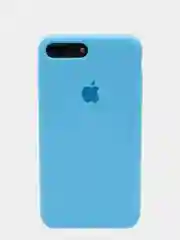 Голубой чехол Silicone Case для iPhone 7 Plus 8 Plus