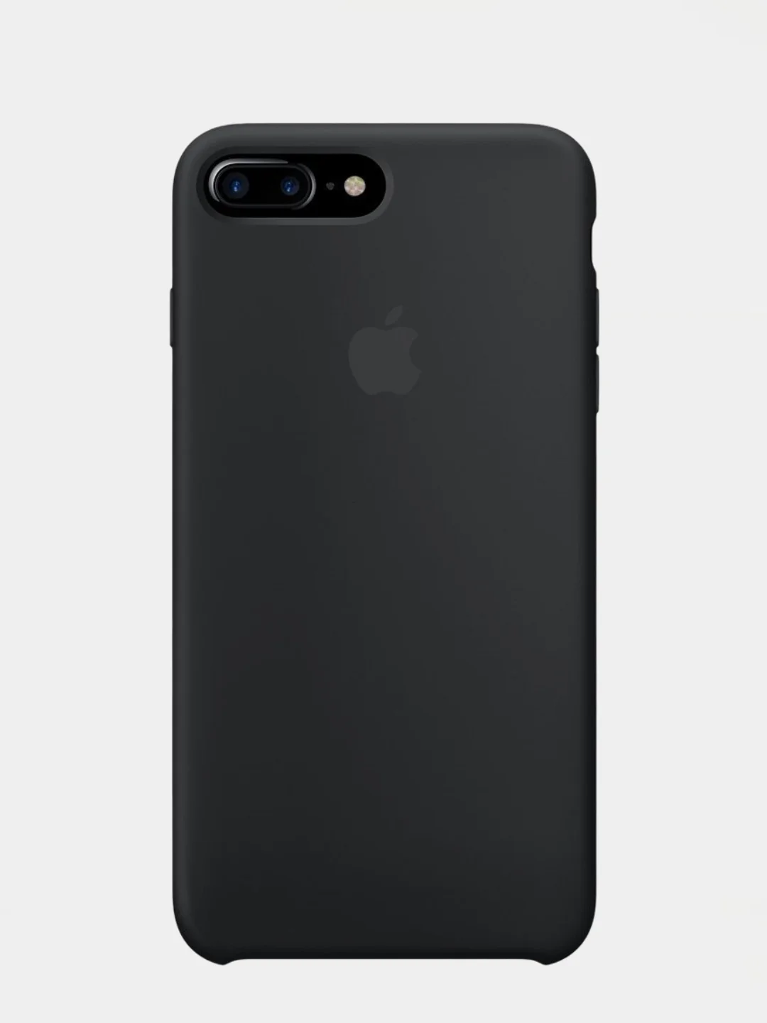 Черный чехол Silicone Case для iPhone 7 Plus 8 Plus