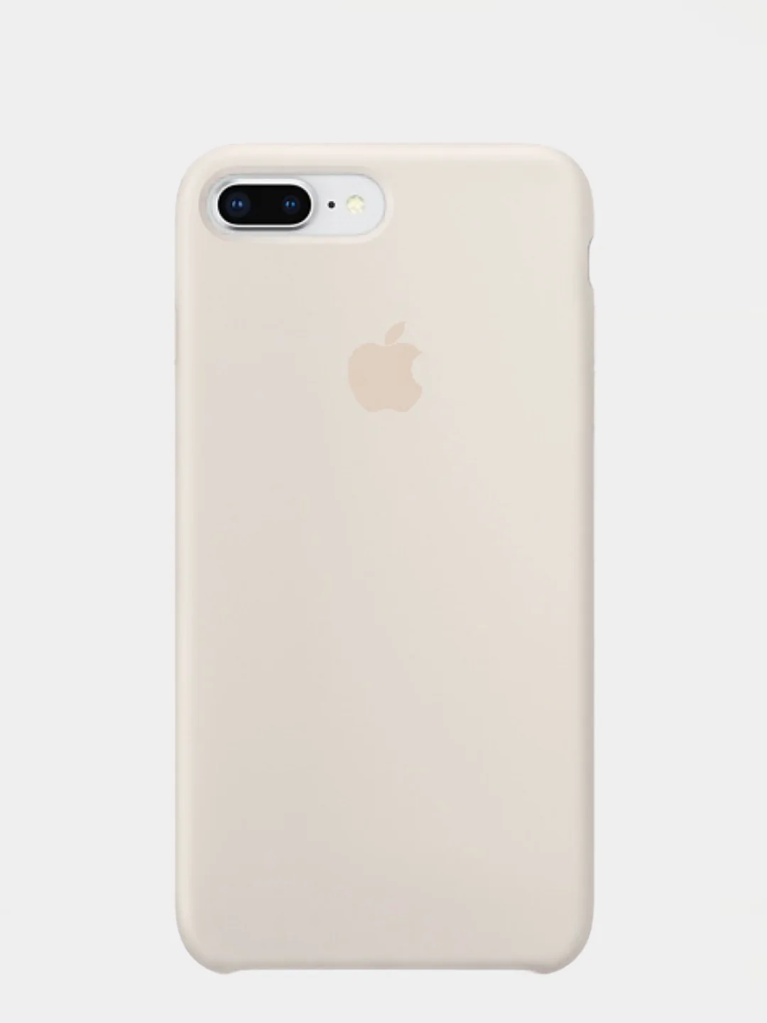 Бежевый меланж чехол Silicone Case для iPhone 7 Plus 8 Plus