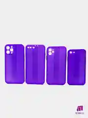 Фиолетовый чехол  iPhone 7/8/SE 2020/ 7+/8+/X/XR/11/ 12/12 pro /2 pro Max/12mini 1.5мм