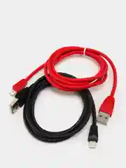 Кабель для зарядки, IP usb lightning, 1м, 1,5A, покрытие TPE