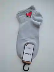 Цветные носки с сердцем