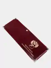 Багровый обложка на удостоверение "Федеральная таможенная служба"