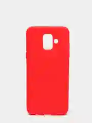Красный чехол Samsung Galaxy A6 2018 силиконовый