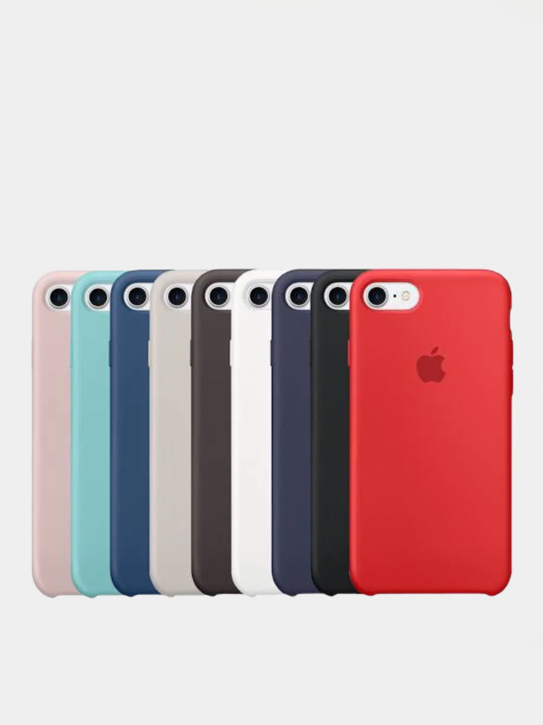 Чехол Silicone Case для iPhone 7, 8, SE2, iPhone Se2 2020, с логотипом