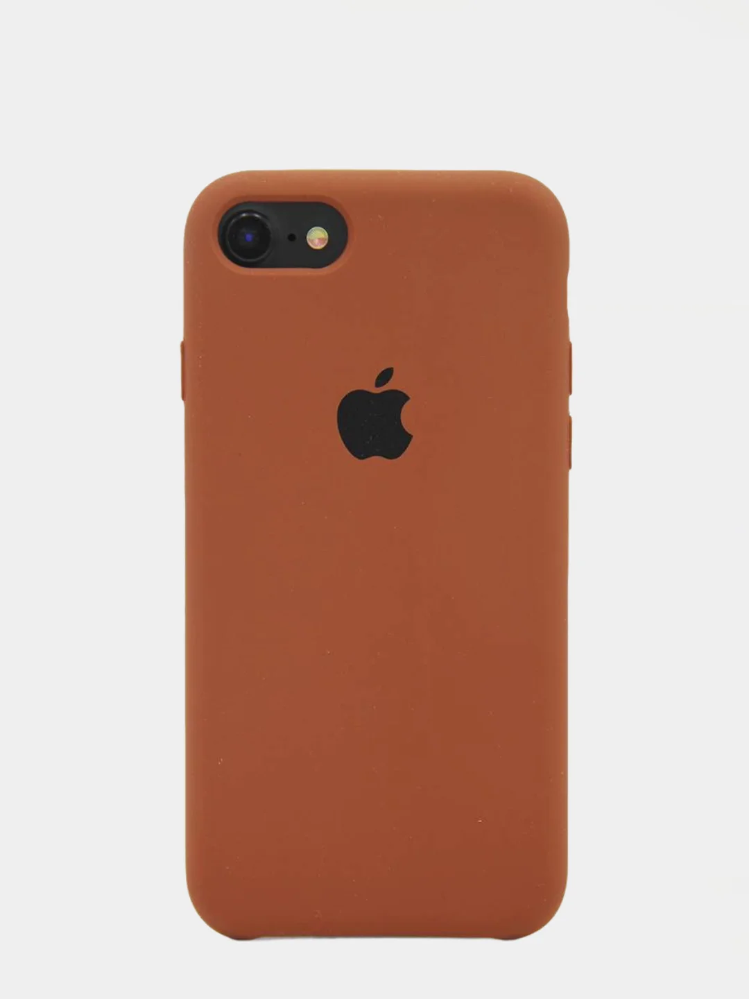 Терракотовый чехол Silicone Case для iPhone 7, 8, SE2, iPhone Se2 2020, с логотипом