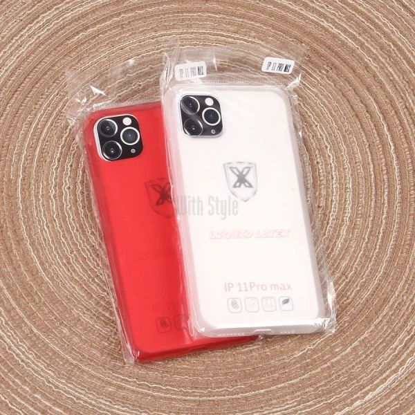 Силиконовый прозрачный матовый чехол iPhone 11 Pro