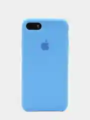 Небесно-голубой чехол Silicone Case для iPhone 7, 8, SE2, iPhone Se2 2020, с логотипом