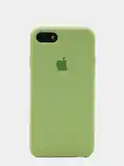 Оливковый чехол Silicone Case для iPhone 7, 8, SE2, iPhone Se2 2020, с логотипом