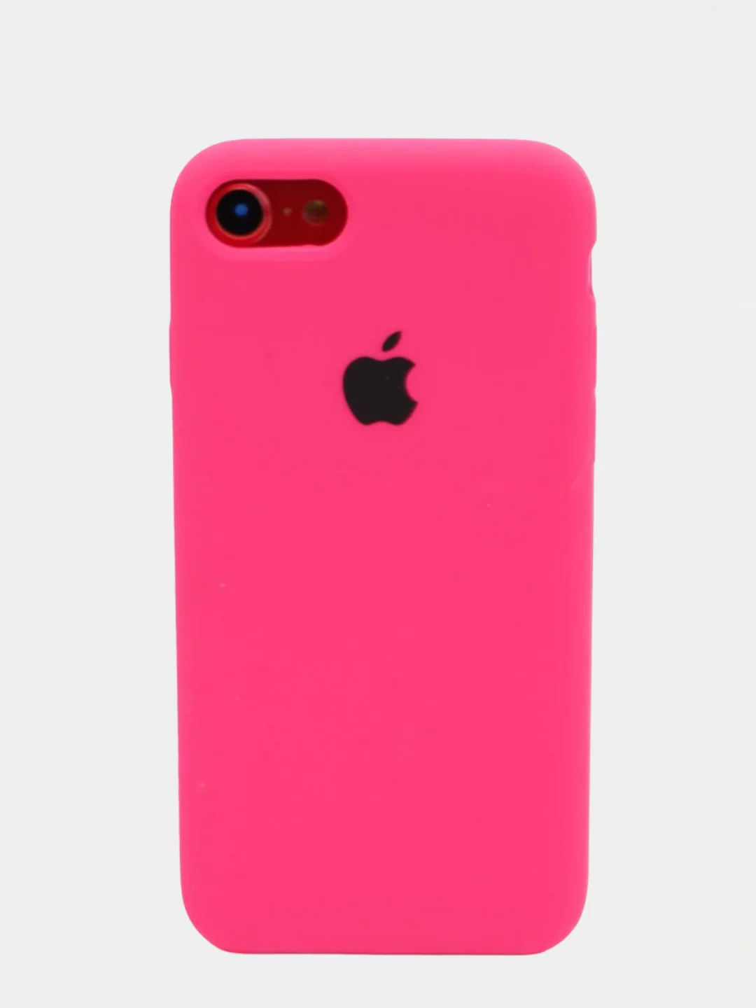 Фуксия чехол Silicone Case для iPhone 7, 8, SE2, iPhone Se2 2020, с логотипом
