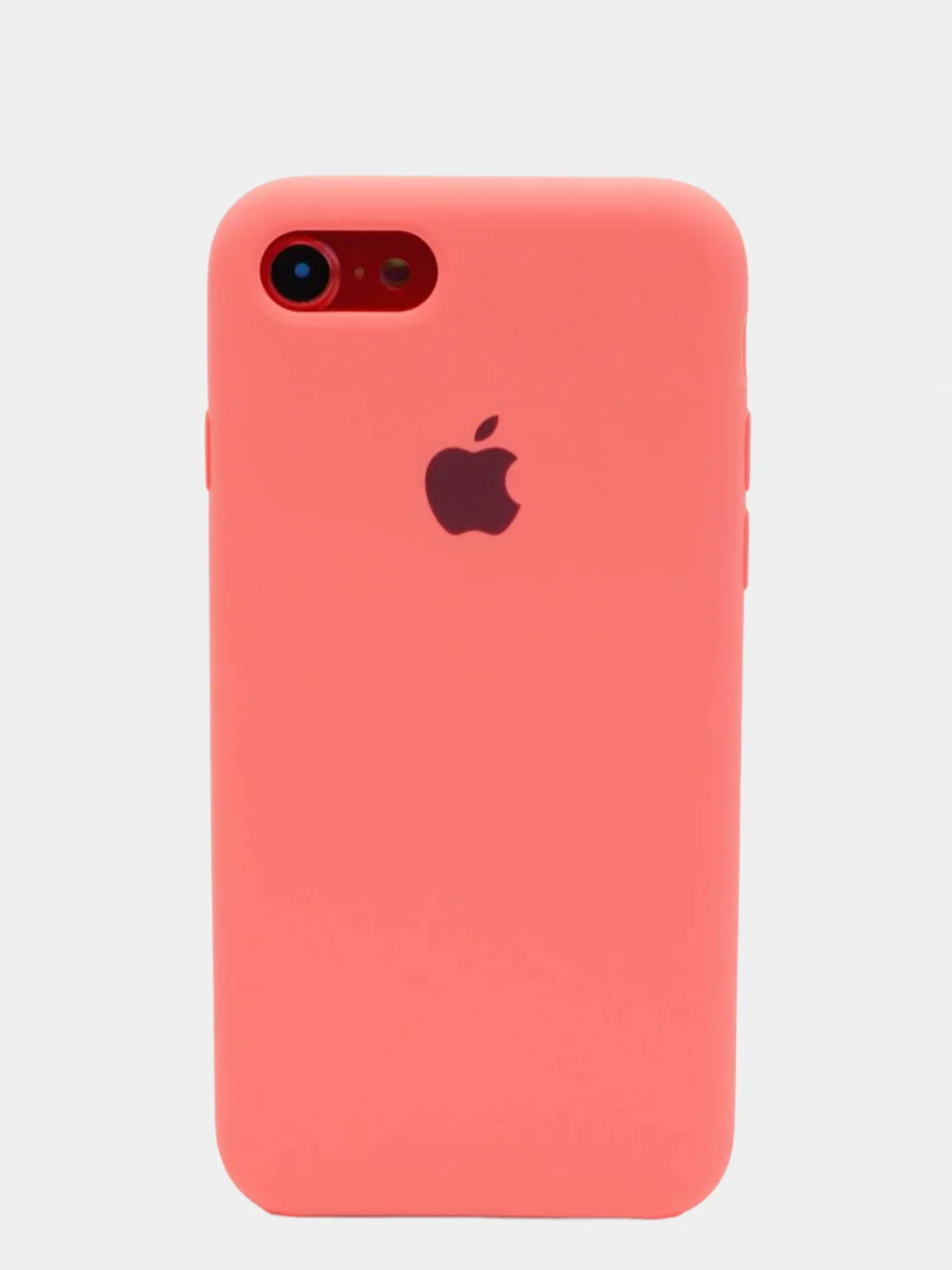 Коралловый меланж чехол Silicone Case для iPhone 7, 8, SE2, iPhone Se2 2020, с логотипом
