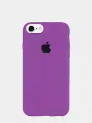 Пурпурный чехол Silicone Case для iPhone 7, 8, SE2, iPhone Se2 2020, с логотипом