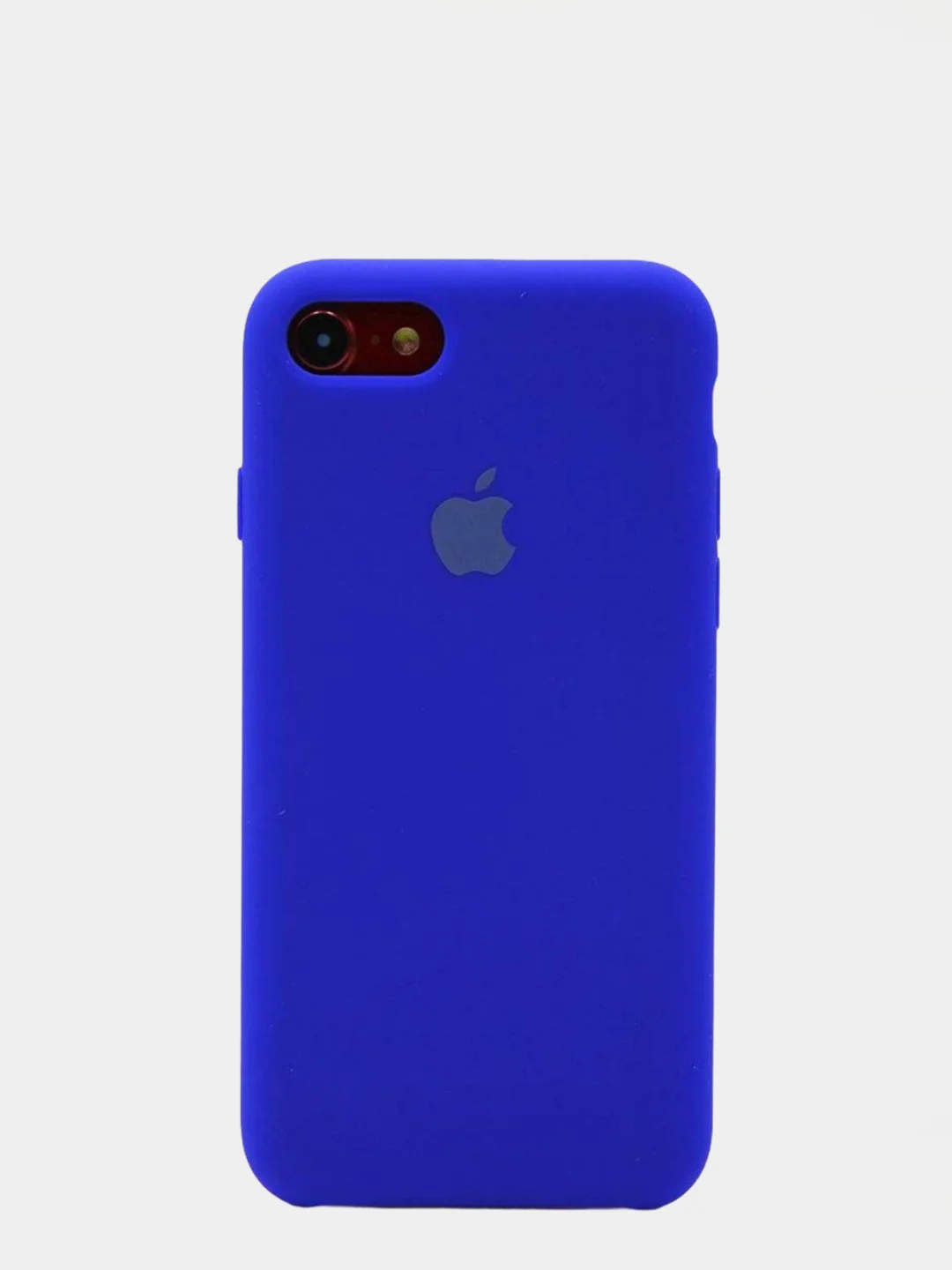 Индиго чехол Silicone Case для iPhone 7, 8, SE2, iPhone Se2 2020, с логотипом
