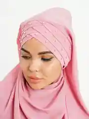 Розовый готовый платок