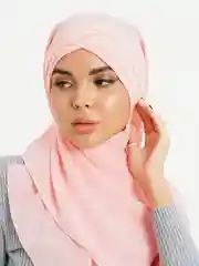 Розовый готовый платок