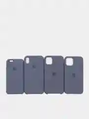 Серый меланж чехол Silicone case для iPhone 11/XR/12/7/8/X/XS/6S/Pro/Max,Plus,SE Силиконовый (айфон)
