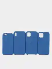 Синий чехол Silicone case для iPhone 11/XR/12/7/8/X/XS/6S/Pro/Max,Plus,SE Силиконовый (айфон)