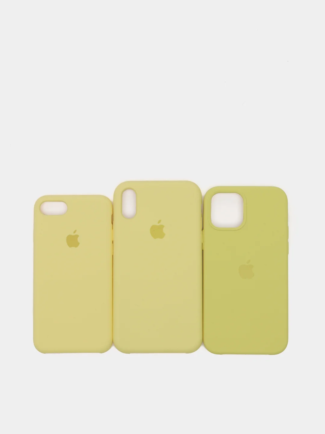 Лимонный чехол Silicone case для iPhone 11/XR/12/7/8/X/XS/6S/Pro/Max,Plus,SE Силиконовый (айфон)