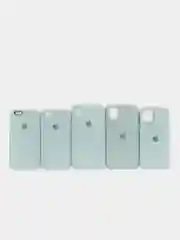 Мятный чехол Silicone case для iPhone 11/XR/12/7/8/X/XS/6S/Pro/Max,Plus,SE Силиконовый (айфон)