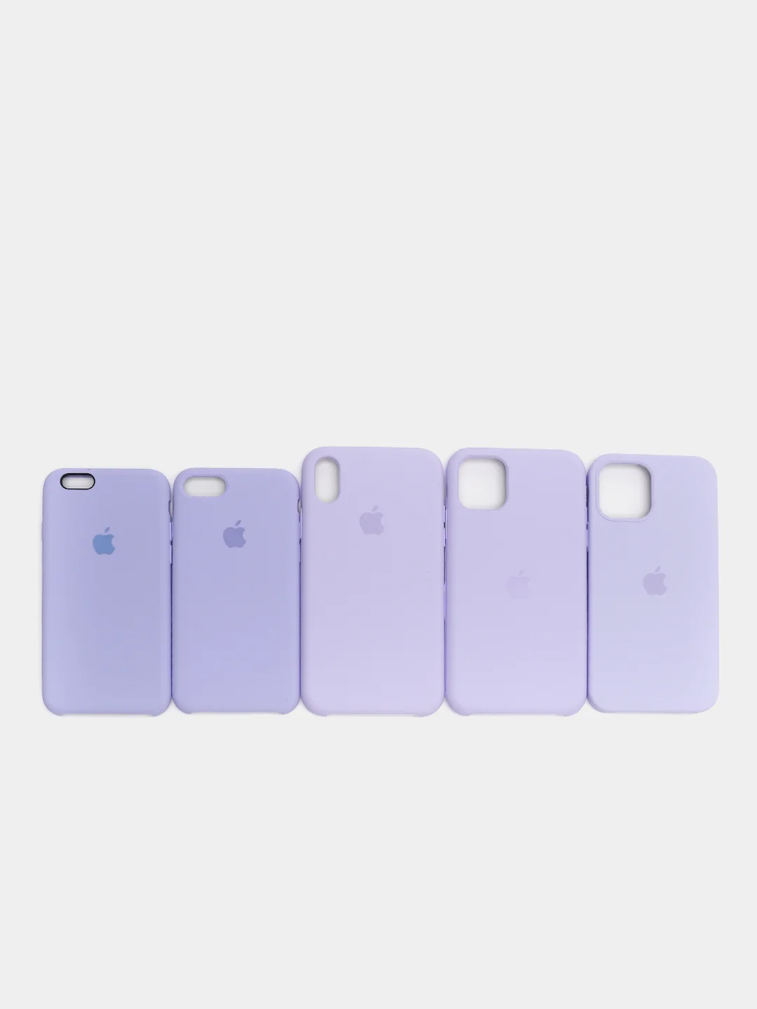 Лавандовый чехол Silicone case для iPhone 11/XR/12/7/8/X/XS/6S/Pro/Max,Plus,SE Силиконовый (айфон)