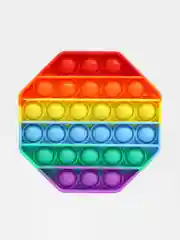 Синий игрушка антистресс Pop It (Поп Ит), радужный цвет