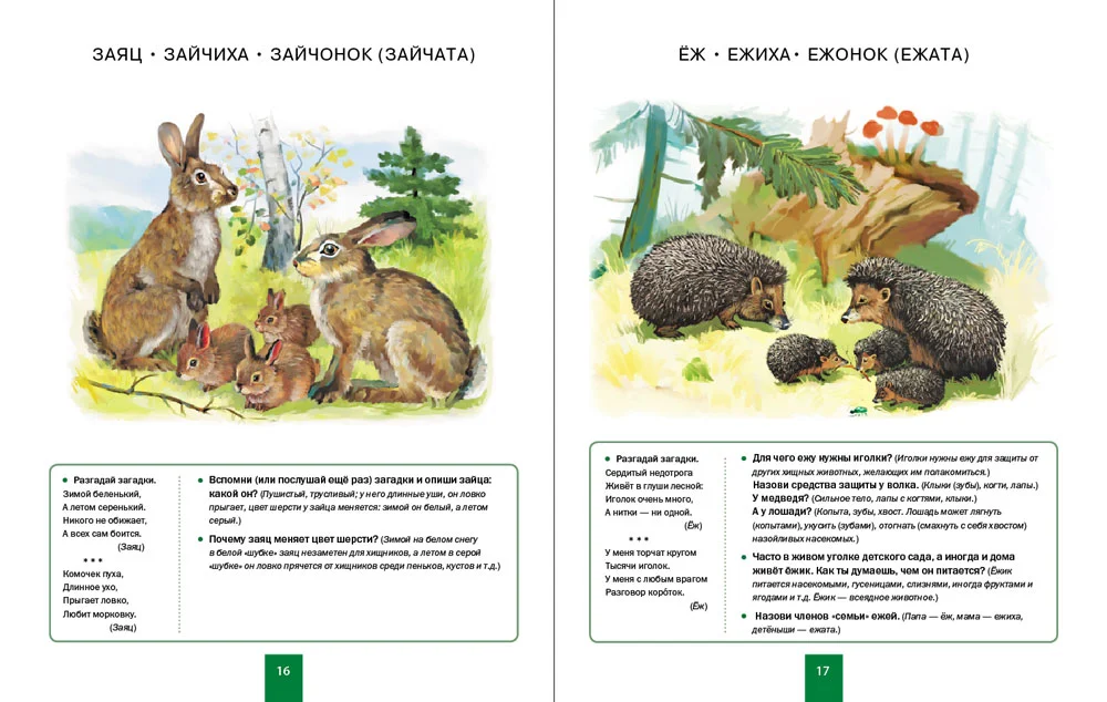 МИР ЖИВОТНЫХ: Домашние и дикие животные (звери) средней полосы. Домашние и дикие птицы