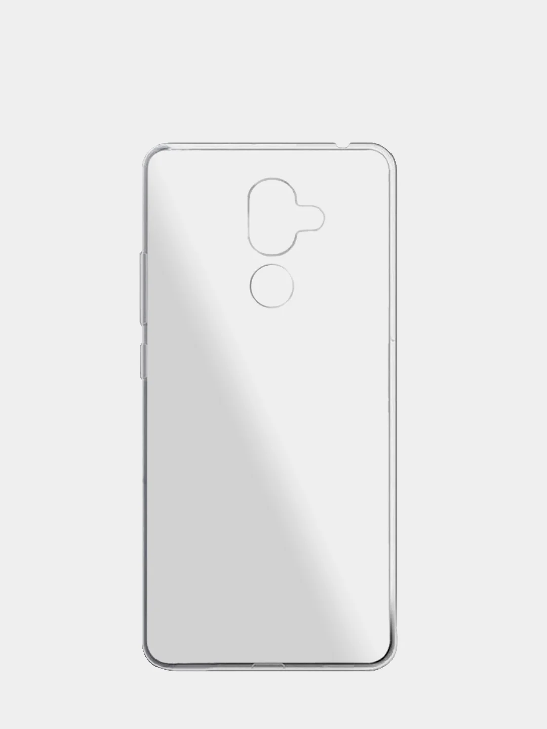 Чехол силиконовый прозрачный для Nokia 3.1 Plus / 5.1 Plus / 5 / 6 / 7 Plus / 8