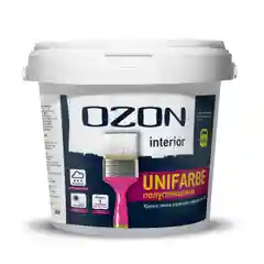 Эмаль универсальная OZON Unifarbe-interior ВД-АК 157 для дерева и металла полуглянцевая