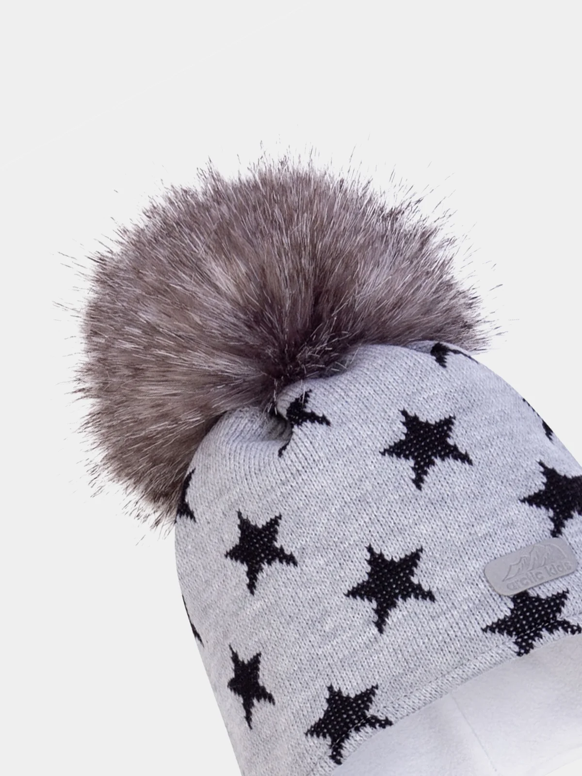 Серый шапка зимняя Arctic kids для мальчика
