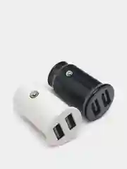 Белый автомобильные зарядные устройства SKYDOLPHIN SZ12, 2 USB разъема
