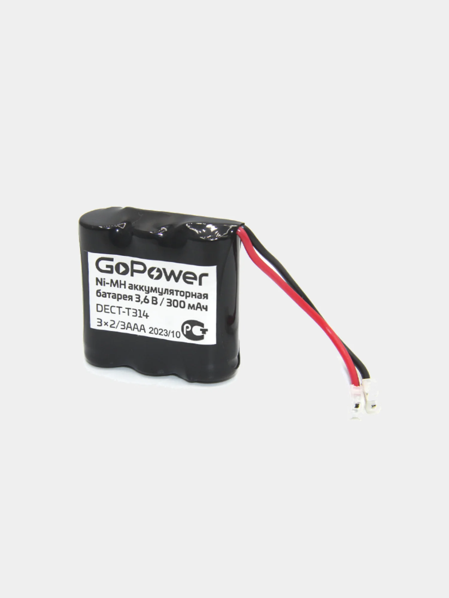 Аккумулятор для радиотелефонов T157/T160/T207/T236/T279/T314/T356/T393 GoPower PC1 NI-MH