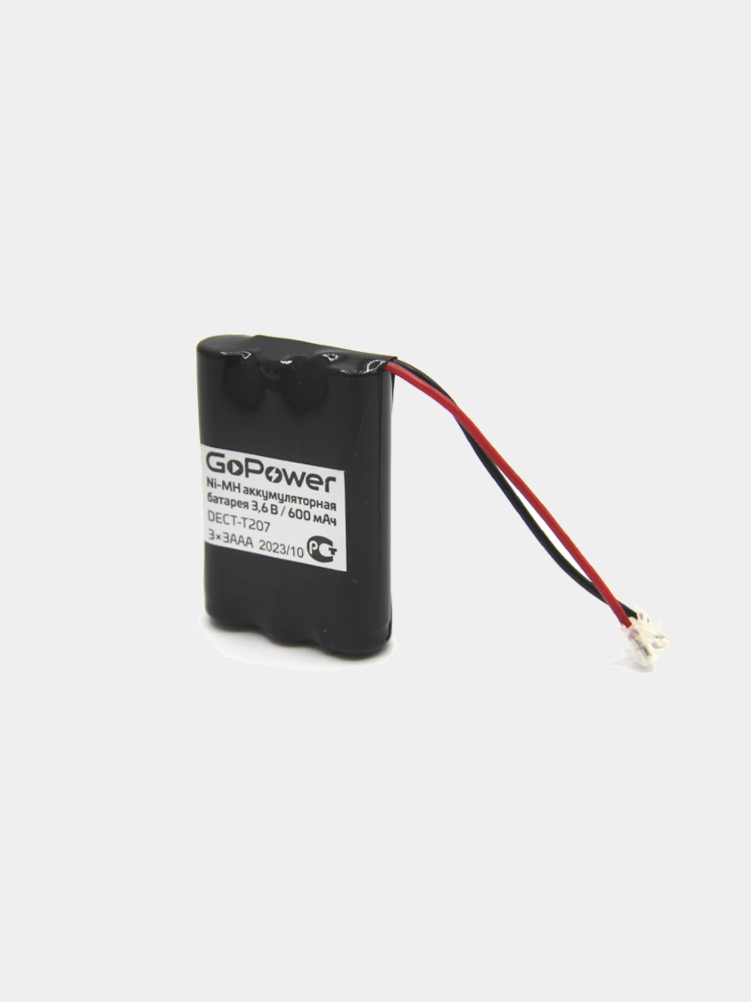 Аккумулятор для радиотелефонов T157/T160/T207/T236/T279/T314/T356/T393 GoPower PC1 NI-MH