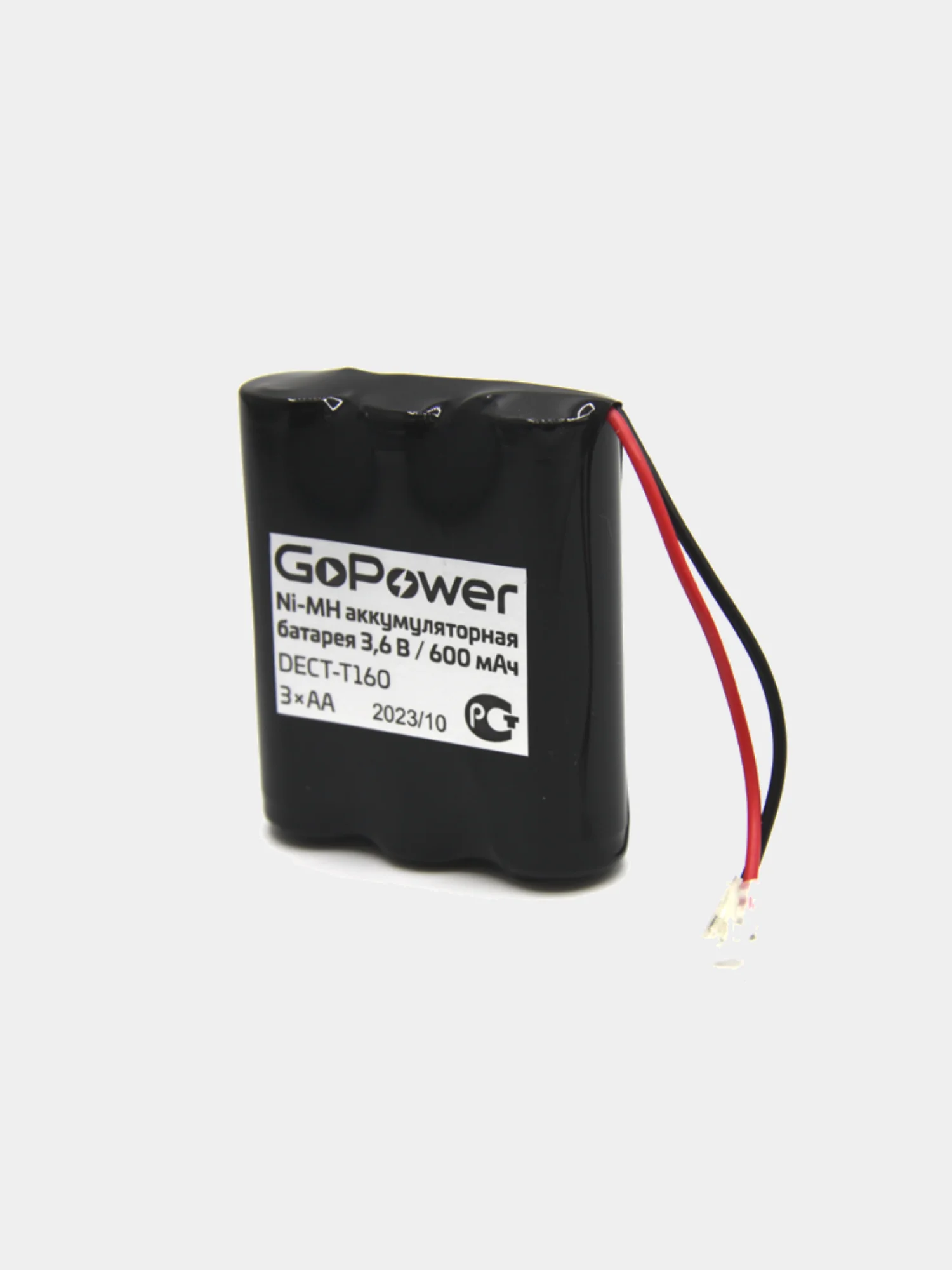 Аккумулятор для радиотелефонов T157/T160/T207/T236/T279/T314/T356/T393 GoPower PC1 NI-MH