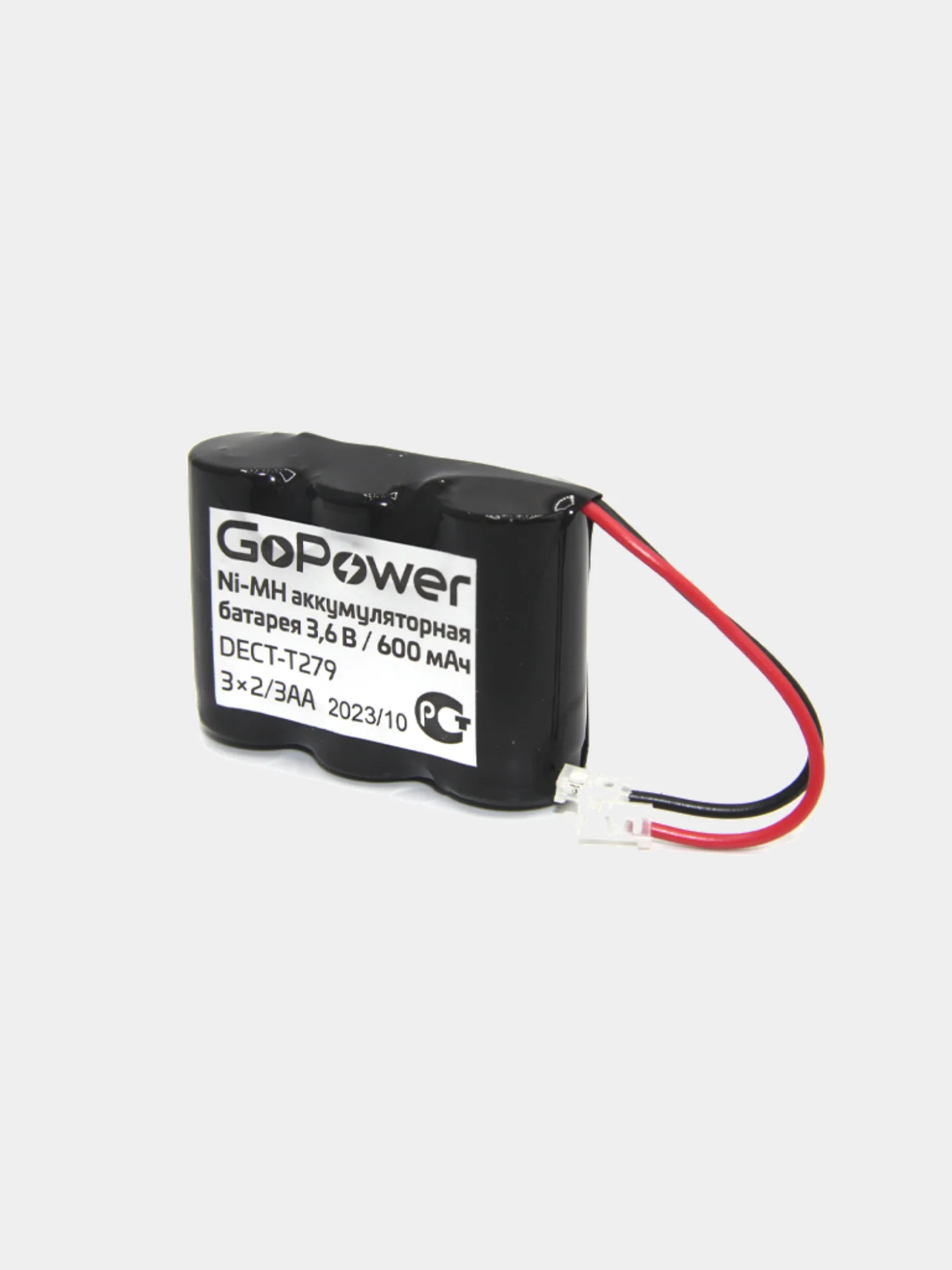 Аккумулятор для радиотелефонов T157/T160/T207/T236/T279/T314/T356/T393 GoPower PC1 NI-MH