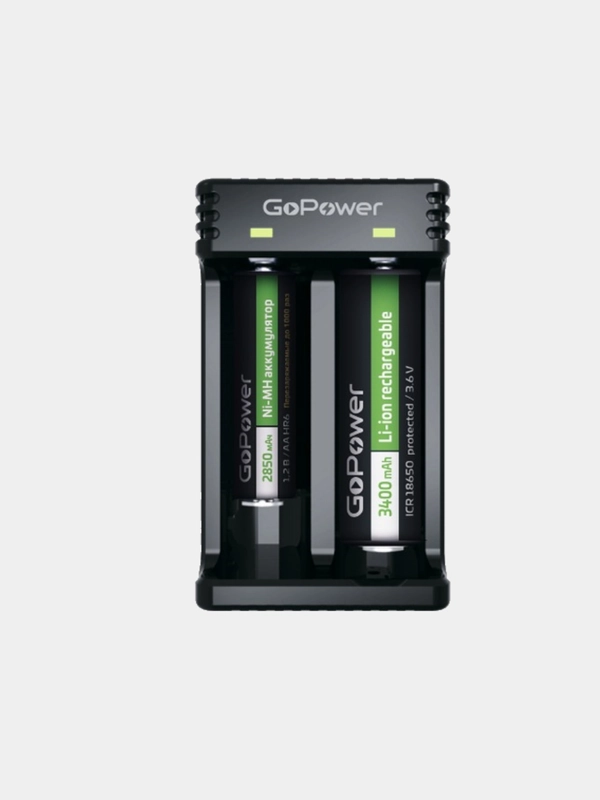 З/У для аккумуляторов GoPower LiCharger 4 Ni-MH/Ni-Cd/Li-ion/IMR Зарядка 2 слота