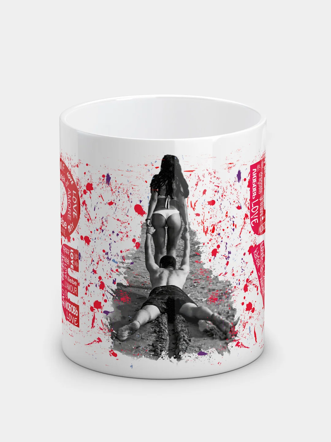 Кружка с рисунком LOVE