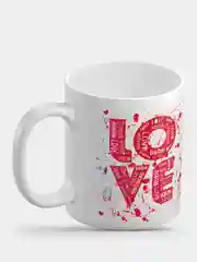 Кружка с рисунком LOVE