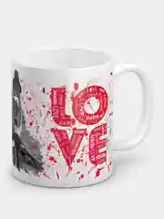 Кружка с рисунком LOVE