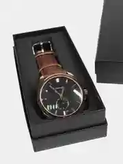 Серый меланж мужские часы Yazole 356, в подарочной коробке