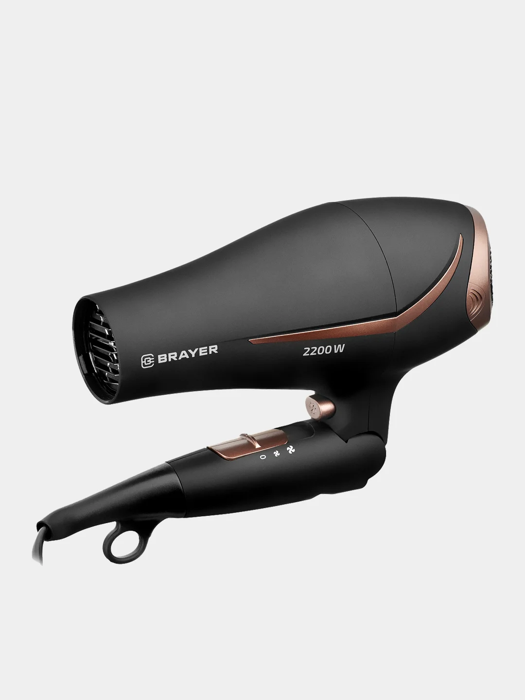 Фен для волос BRAYER BR3000BN складная ручка