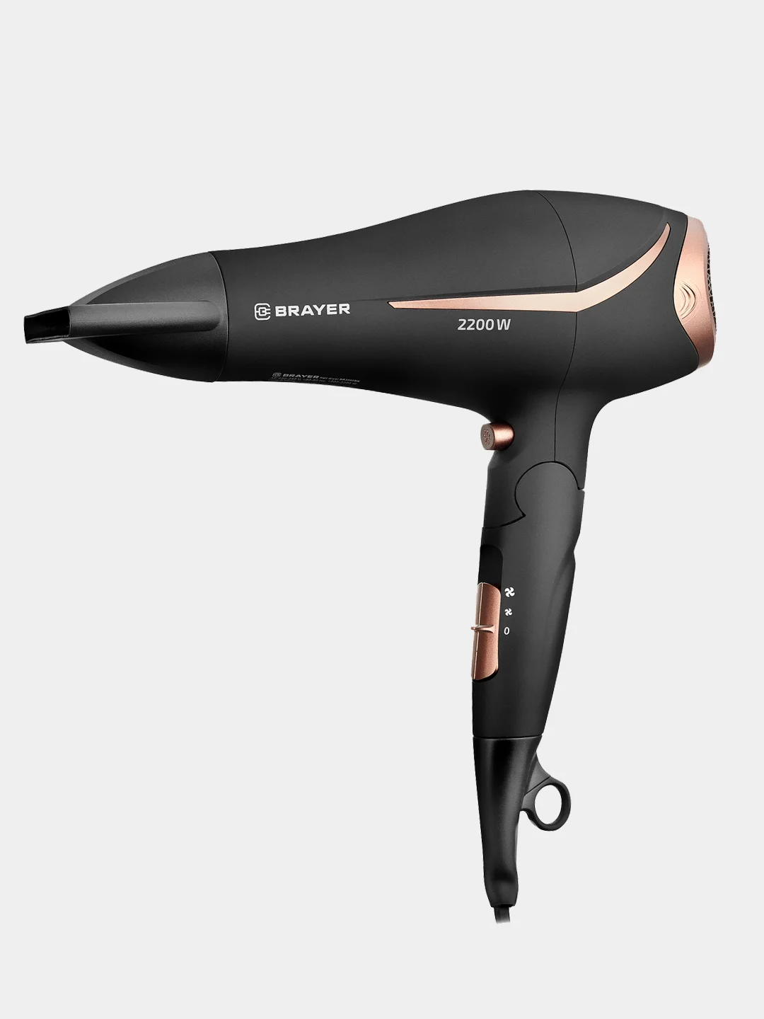 Фен для волос BRAYER BR3000BN складная ручка