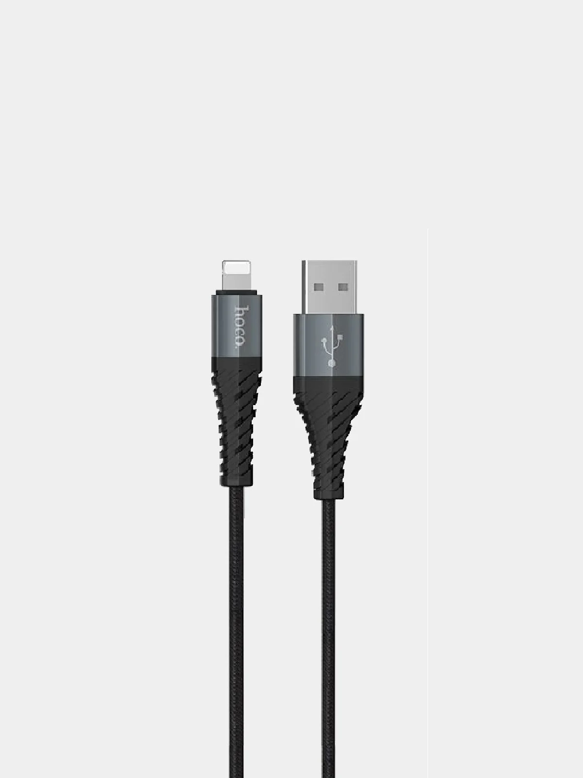 Черный кабель для зарядки и передачи данных Hoco X38 Lighting для Apple (1м), кабель зарядный