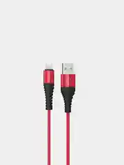 Красный кабель для зарядки и передачи данных Hoco X38 Lighting для Apple (1м), кабель зарядный